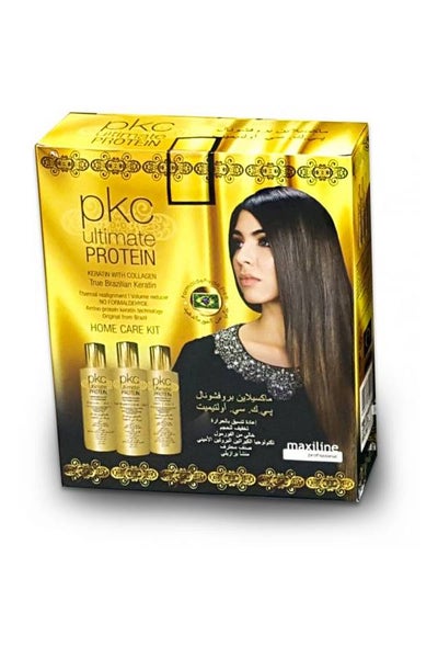 Buy Ultimate Protein Keratin With Collagen straightening Professional Home care Kit in UAE