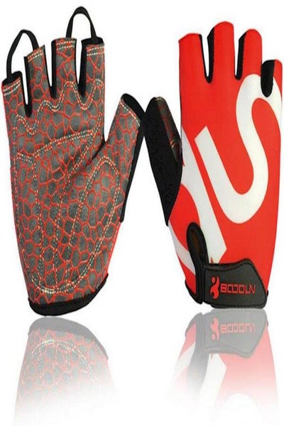 Buy Fitness Half Finger Gloves - L in Saudi Arabia