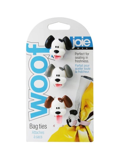 Buy Joie Woof Bag Ties Set of 3 Multicolour standard in UAE