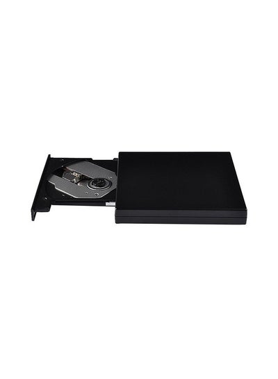 Buy External DVD Driver, Protable USB 2.0 DVD CD ROM Drive Burners Player Writer for Laptops, Desktops, Notebooks Black in Egypt