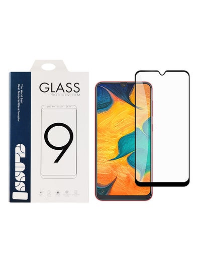Buy Tempered Glass Screen Protector For Samsung Galaxy A50 Clear/Black in Saudi Arabia