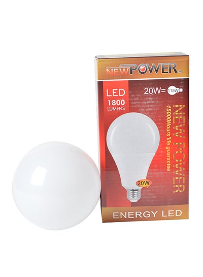 Buy Energy LED Light Bulb White in Saudi Arabia