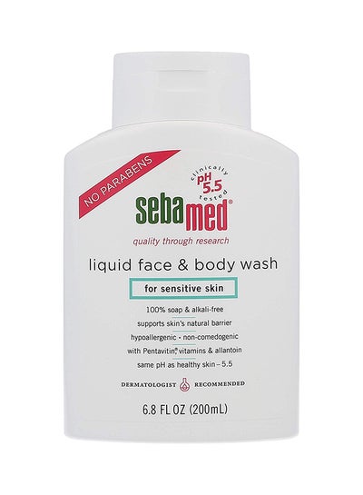 Buy Liquid Face & Body Wash (6.8Oz/200Ml) White 200ml in UAE