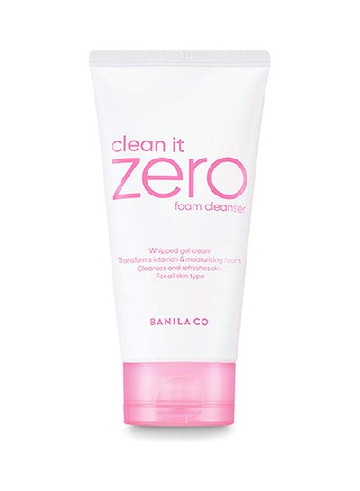 Buy New Clean It Zero Foam Cleanser 150ml All Skin Types Creamy Foam Cleanser With Natural Herbs in UAE
