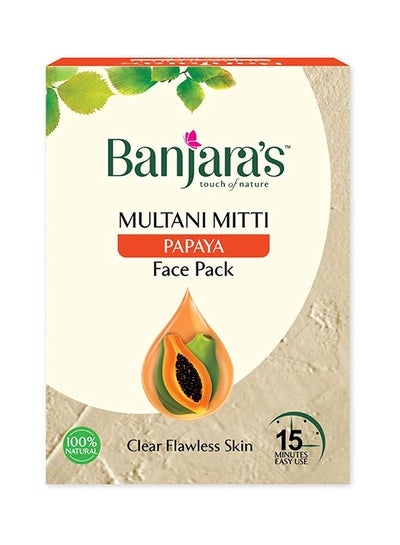 Buy Multani Mitti With Papaya Face Pack 100grams in UAE