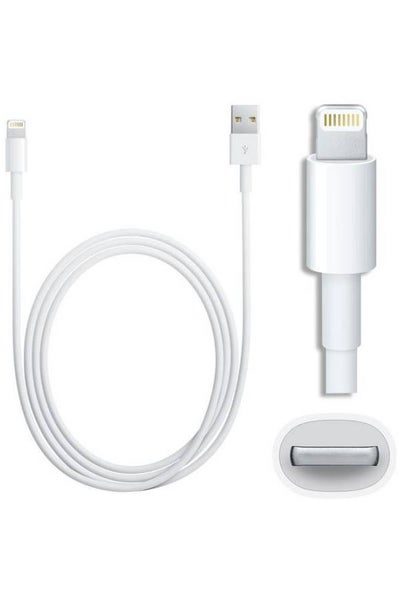 اشتري Usb Data Sync Cable For iPhone 5/5S/5C أبيض في الامارات