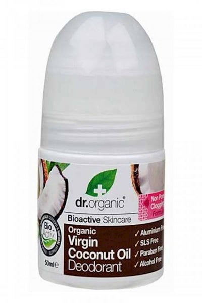 Buy Dr Organic Virgin Coconut Oil Deodorant 80 G 80grams in UAE