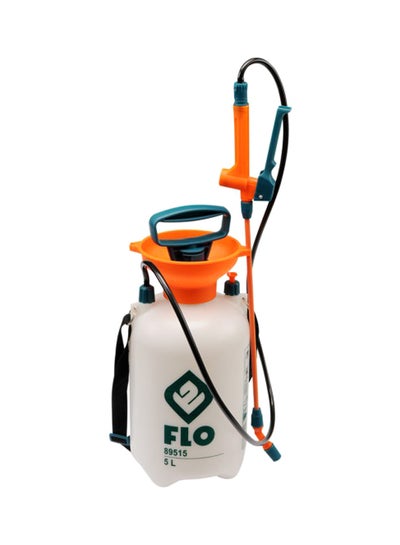 Buy Pressure Sprayer White/Orange/Black 5Liters in Egypt