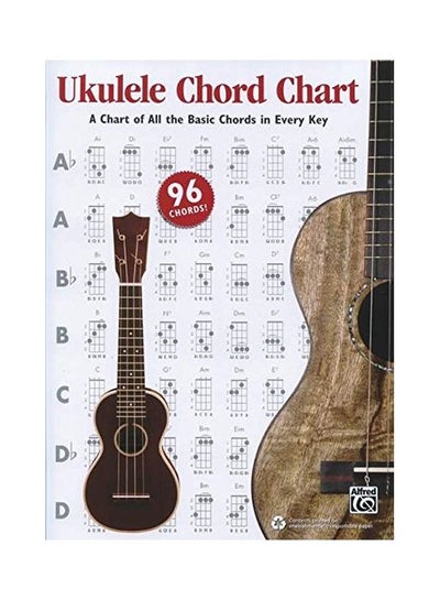 اشتري Ukulele Chord Chart Paperback في الامارات