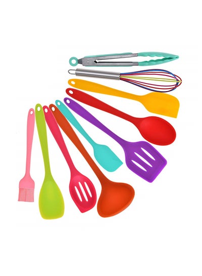 Buy 10-Piece Kitchen Utensil Multicolour 15x10x17centimeter in Egypt