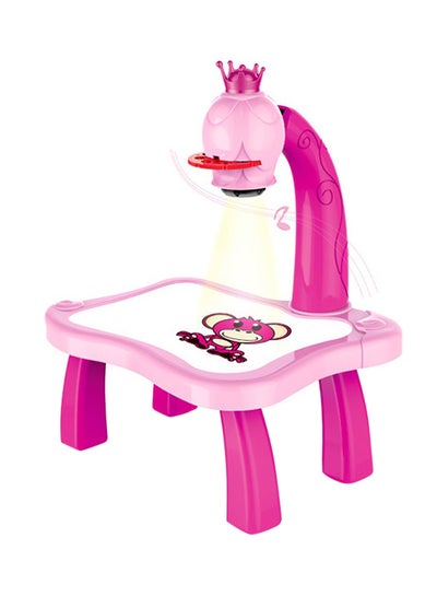 Buy Projector Kids Painting Table Toy With Light Music in Saudi Arabia