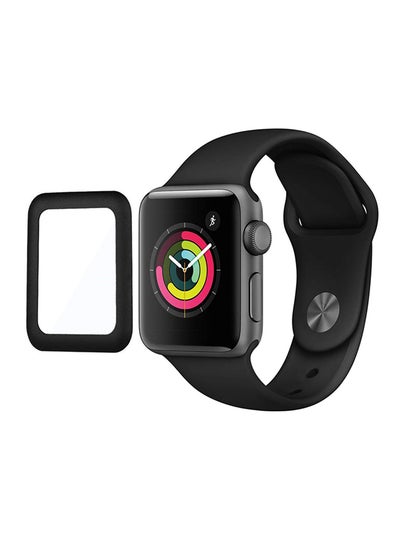 اشتري Apple Watch Screen Protector, 40mm iWatch Series 4 3 2 1 3D Curved Full Cover HD Tempered Glass Film في السعودية