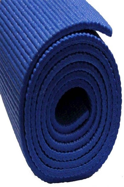 Buy Yoga Mat Dark Blue 6mm in UAE