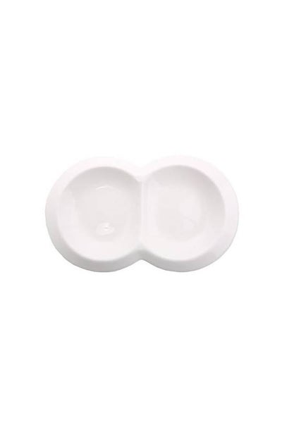 Buy Ceramic Serving Plate White in Saudi Arabia