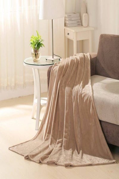 Buy Soft Flannel Fleece Blanket King Size 210X200 Cm in Saudi Arabia