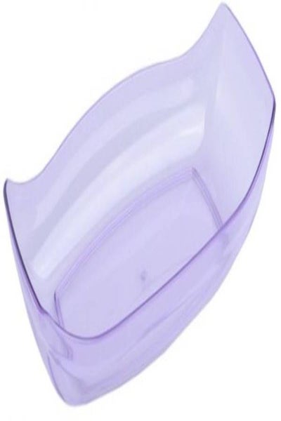 Buy Crystal Plastic Plate Purple in Saudi Arabia