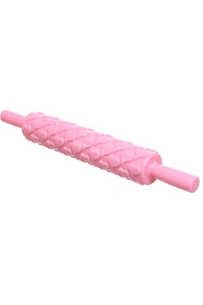 اشتري Embossing Rolling Pin Pink 25 سنتيمتر في السعودية