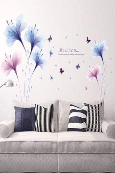 Buy Bedroom Home Decor Wall Sticker Multicolour in Saudi Arabia