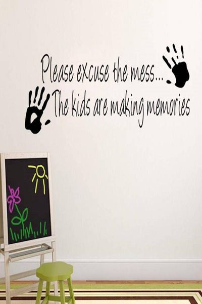 Buy DIY Pvc Wall Stickers For Kids Rooms Boys Girls Children Bedroom Home Decor Wallpaper in Saudi Arabia