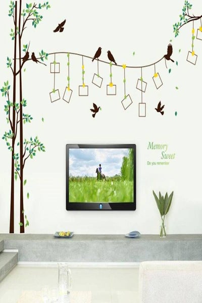 Buy DIY Removable Wall Stickers For Living Room Home Decor - Photo Tree in UAE