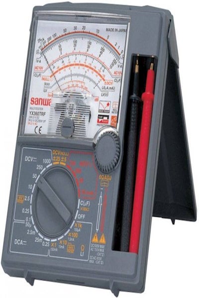 Buy Analog Multimeter Grey/Red/Black in Saudi Arabia