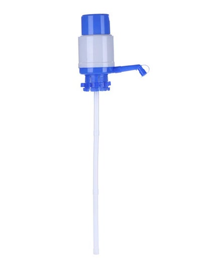 Buy Hand Press Water Pump Dispenser White/Blue in Saudi Arabia