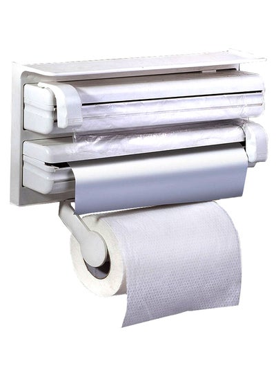 Buy Triple Tissue Paper Dispenser White in UAE