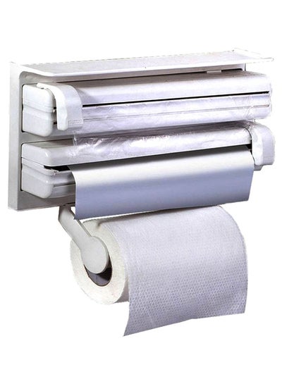 Buy Triple Tissue Paper Dispenser White in UAE