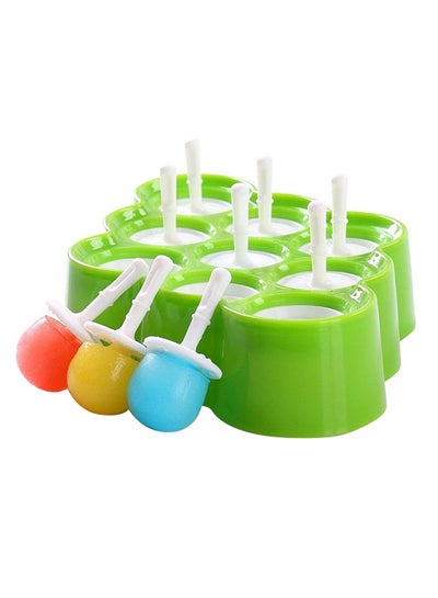 Buy Reusable Silicone Popsicle Mold Green in UAE