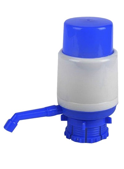 Buy Hand Press Water Dispenser Pump Blue/White in Saudi Arabia