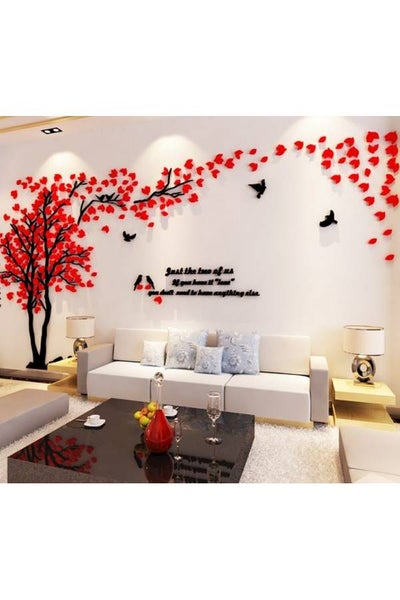 Buy 3D Acrylic Home Decoration Stickers Multicolour in UAE