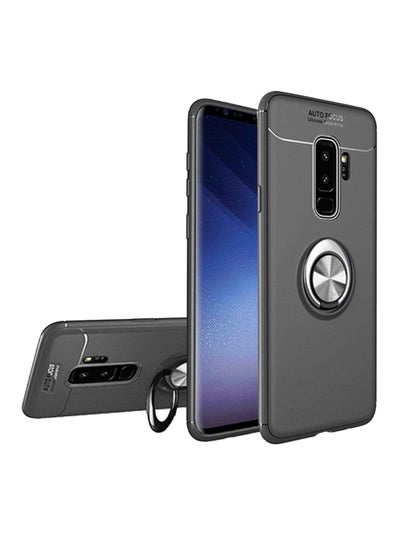 Buy Protective Case Cover With Ring For Samsung Galaxy S9 Plus Black in Saudi Arabia