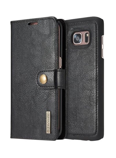 Buy Multifunction Leather Case For Samsung Galaxy S7 Black in Saudi Arabia