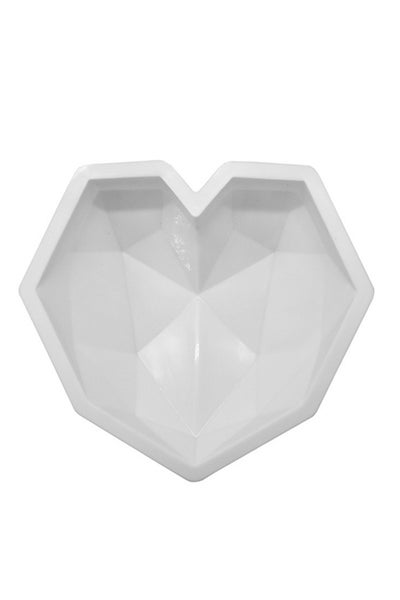 Buy 3D Bubbles Cloud Love Heart Shaped Mould White 7.87x7.87x1.97inch in UAE