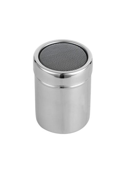 Buy Stainless Steel Coffee Sifter Lid Shaker Silver 350ml in UAE