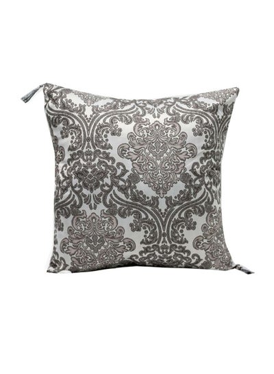 Buy Decorative Pillow Cushion Grey 60 X 60cm in Saudi Arabia