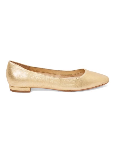 Buy Hey Girl Ballerinas Gold in Saudi Arabia