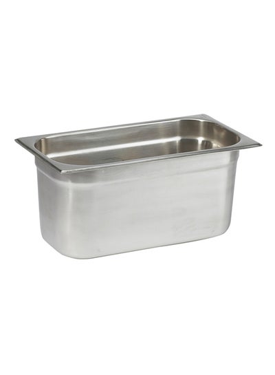 Buy Deep Tray Steel Silver 17.5X32.5X20centimeter in Saudi Arabia