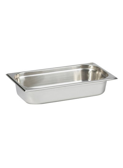 Buy Deep Tray Steel Silver 17.5X32.5X6.5centimeter in Saudi Arabia