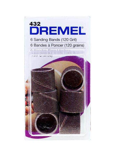 Buy Sanding Bands 12.7mm 120grit 6 Piece No.432 2615043232 in Saudi Arabia