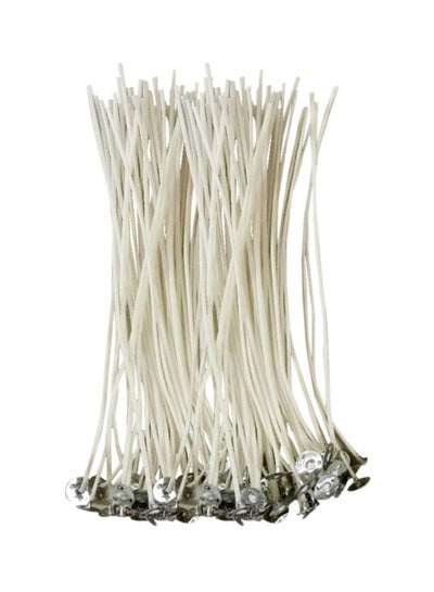 Buy 30-Piece Candle Wicks White 10centimeter in UAE