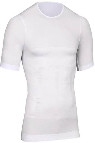 Mens Compression Shirt Slimming Undershirt Body Shaper Vest Workout Tank Tops  Shapewear Abs Abdomen, Beige, XL price in Saudi Arabia,  Saudi  Arabia