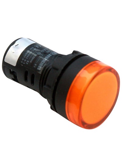 Buy L22 Series Pilot Light Indicator Black/Yellow in UAE