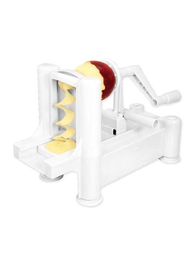 Buy Spiral Shape Vegetable Slicer White in UAE