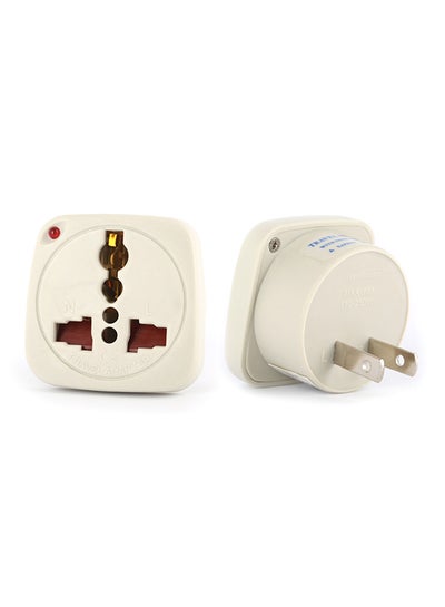 Buy Travel Adaptor GK16 Pin To Universal TL13 84323 White in UAE