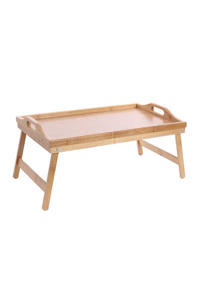 Buy Wooden Lap Tray Brown 18x3.6x0.2centimeter in Saudi Arabia