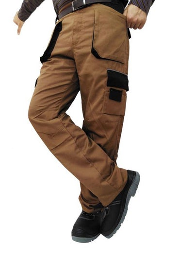 Buy 5 Pockets Tool Loop Spartan I Pantalon Cargo Pants Brown/Black in UAE