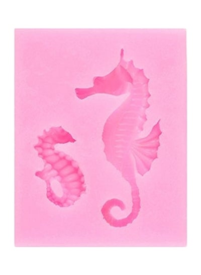 اشتري 3D Seahorse Mould Chocolate Fondant Mold لون وردي في الامارات