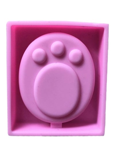 Buy Bear's paw Molds Cake Decorating Ice Soap Mold Pink in UAE