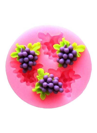 Buy Mini Grape Silicone Sugar Resin Craft DIY Mold Pink in UAE